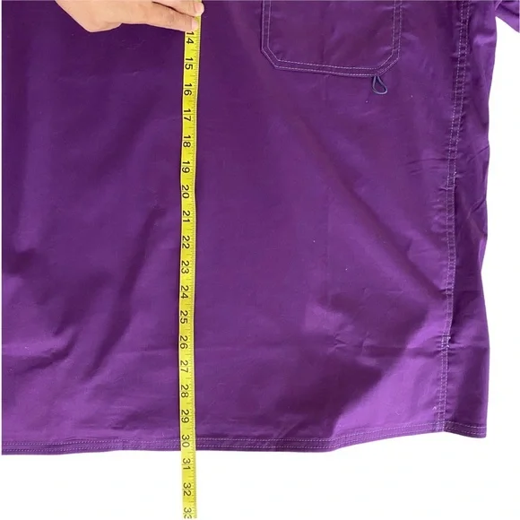 DICKIES Scrub Gen Flex Men's V-Neck  Scrub Top In eggplant color Size large - Picture 12 of 12